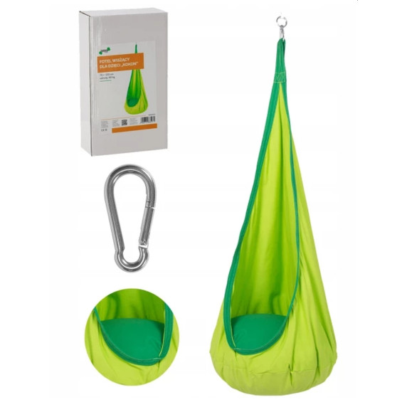 Viseča gugalnica za otroke DROPPI – GARDEN LINE –zelena