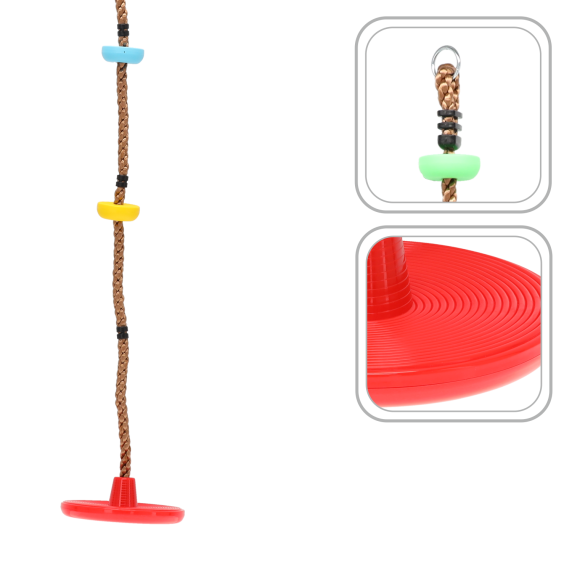 GARDEN LINE Tanierová hojdačka s lezeckým lanom 2,6 x 220 cm