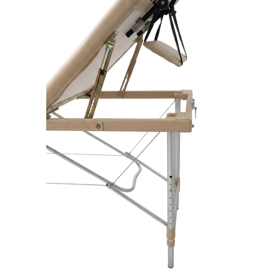 Masă de masaj INLEA Relax Pro, din trei părți și placată cu aluminiu IN16-0013 BEJ