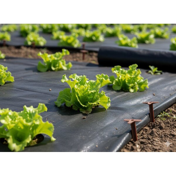 GARDEN LINE Agrotextília 1 x 10 m, 50 g/m² - fekete