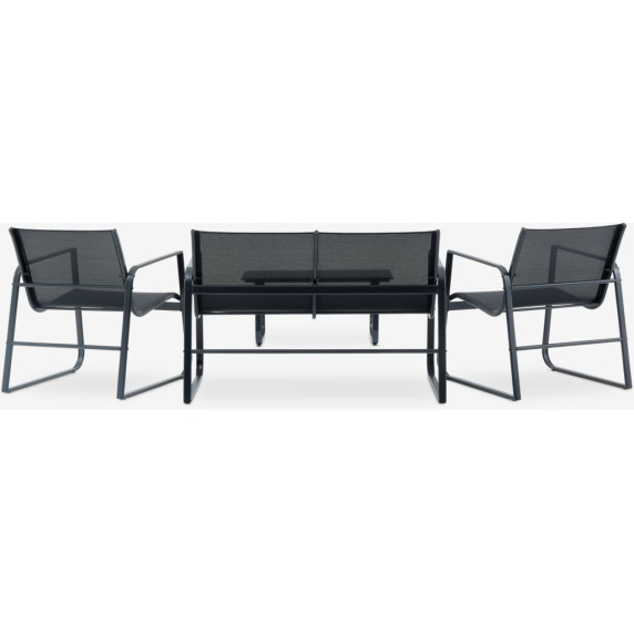 LINDER EXCLUSIV vrtna garnitura LOUNGE SET GLS754541 – antracit