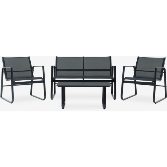 LINDER EXCLUSIV vrtna garnitura LOUNGE SET GLS754541 – antracit