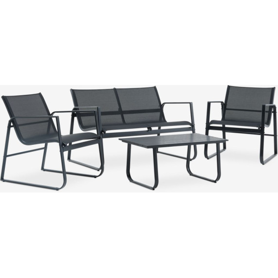 LINDER EXCLUSIV vrtna garnitura LOUNGE SET GLS754541 – antracit