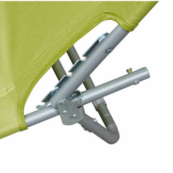 LINDER EXCLUSIV Záhradné polohovacie lehátko CLASSIC GM4001LG - limetkovo zelená