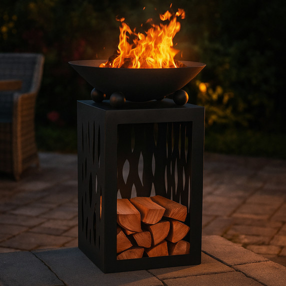 LINDER EXCLUSIV Kurišče na stebru s prostorom za drva MC4377