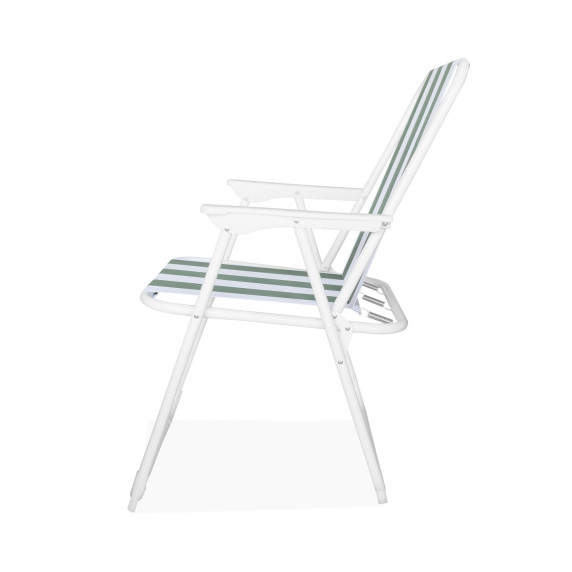 LINDER EXCLUSIV Vrtno sedežno – temnozelena črtasto