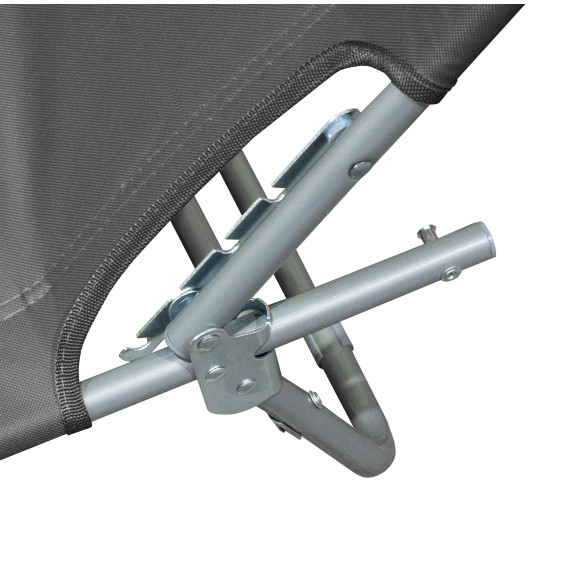 LINDER EXCLUSIV – Vrtni nastavljivi ležalnik CLASSIC GM4001DG – Temno siv