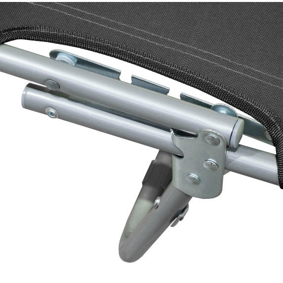 LINDER EXCLUSIV – Vrtni nastavljivi ležalnik CLASSIC GM4001DG – Temno siv