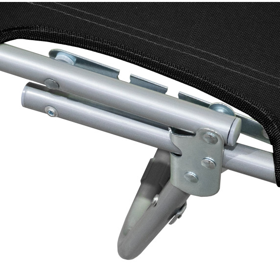 LINDER EXCLUSIV Záhradné polohovacie lehátko CLASSIC GM4001S - čierne