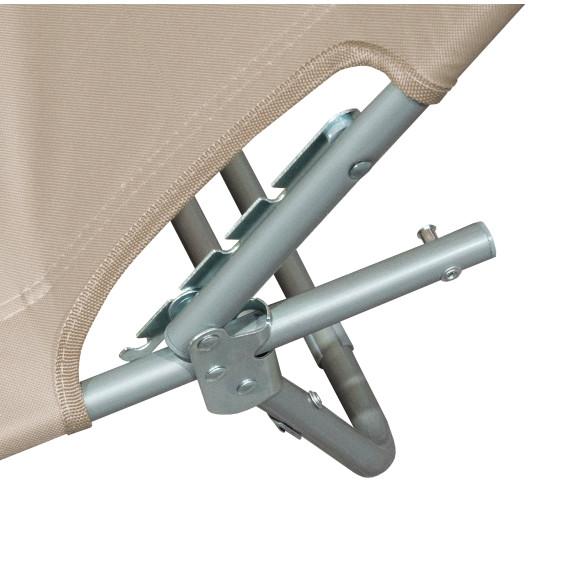 LINDER EXCLUSIV Záhradné polohovacie lehátko CLASSIC GM4001BG - béžové