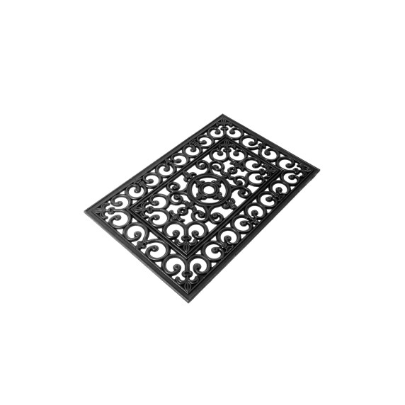 LINDER EXCLUSIV predpražnik 60 × 40 cm BELVILLA – črn