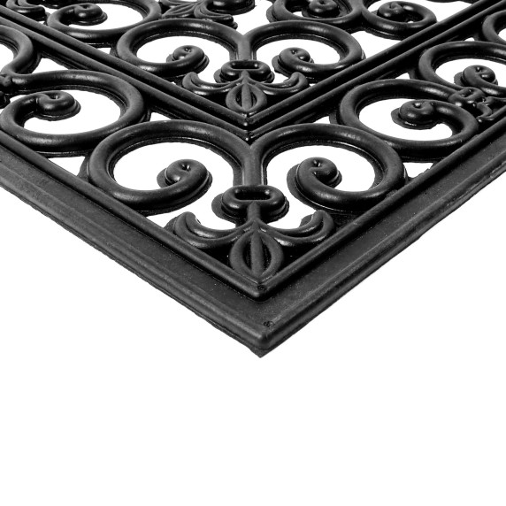 LINDER EXCLUSIV predpražnik 60 × 40 cm BELVILLA – črn