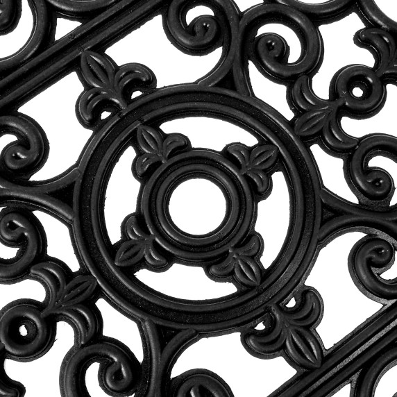 LINDER EXCLUSIV predpražnik 60 × 40 cm BELVILLA – črn