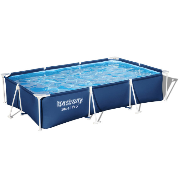 Piscină cu filtru -  300x201x66 cm - BESTWAY 56411 - Steel Pro