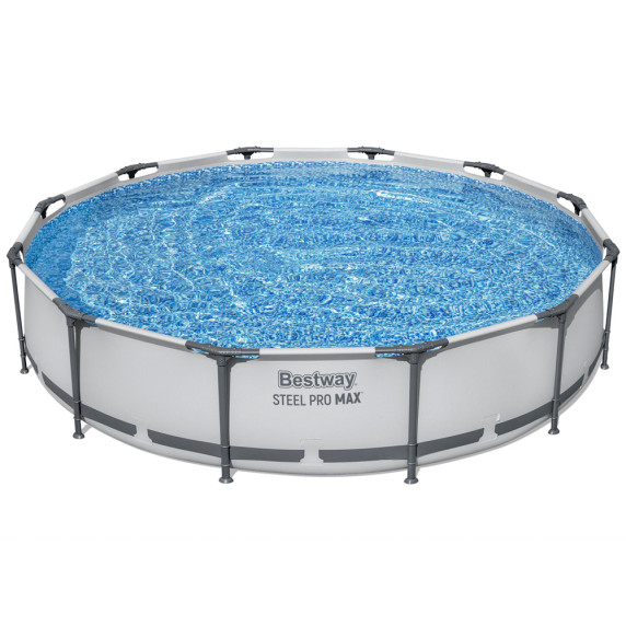 Piscină cu cartuș de filtrare - 366x76 cm - BESTWAY 56416 Steel Pro Max