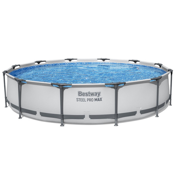Piscină cu cartuș de filtrare - 366x76 cm - BESTWAY 56416 Steel Pro Max