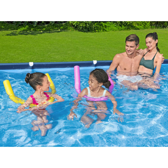 Piscină cu filtru - 400x211x81 cm - BESTWAY 56424 Steel Pro