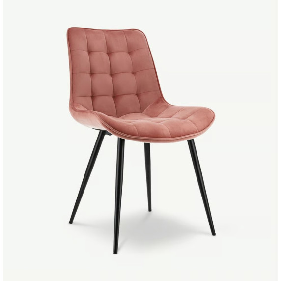 Scaun dining Arden 4 buc-Inlea- rose gold