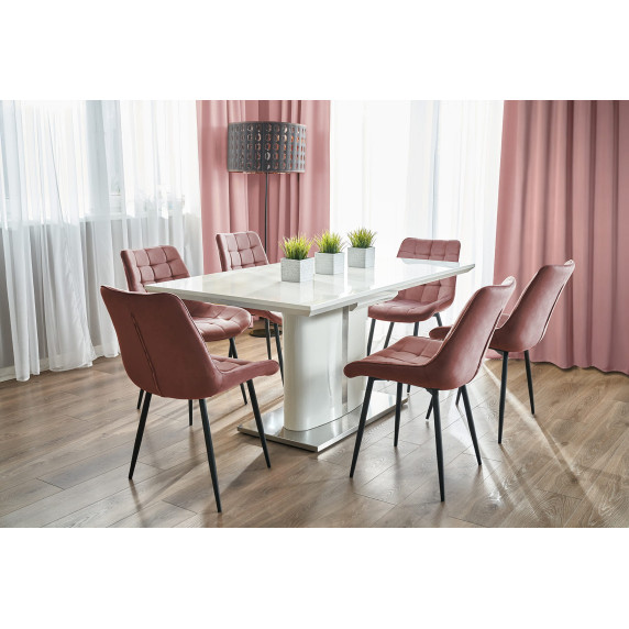 Scaun dining Arden 4 buc-Inlea- rose gold