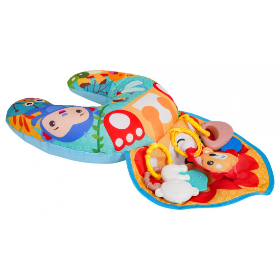 Pernă senzorială multifuncțională pentru bebeluși – BABY TUMMY TIME PILLOW – leu