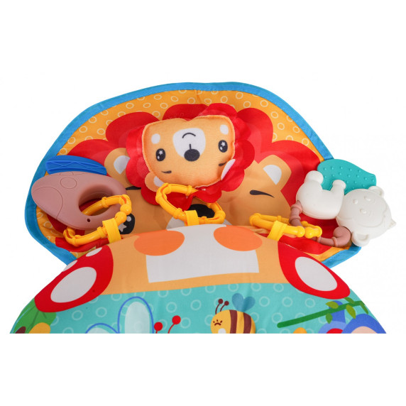 Pernă senzorială multifuncțională pentru bebeluși – BABY TUMMY TIME PILLOW – leu