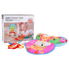 Pernă senzorială multifuncțională pentru bebeluși – BABY TUMMY TIME PILLOW – girafă - 