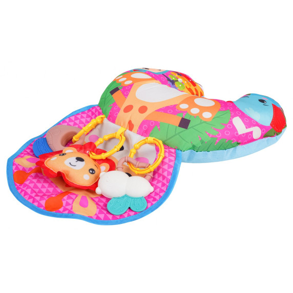 Pernă senzorială multifuncțională pentru bebeluși – BABY TUMMY TIME PILLOW – girafă
