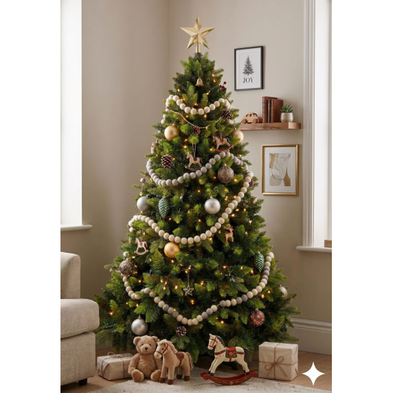 INLEA Vianočný stromček Borovica Kalifornská 220 cm so stojanom