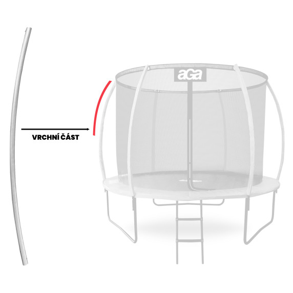 Stâlp de susținere pentru trambulină Ø 2,5 cm - lungime 187 cm AGA - MR1503SP-187