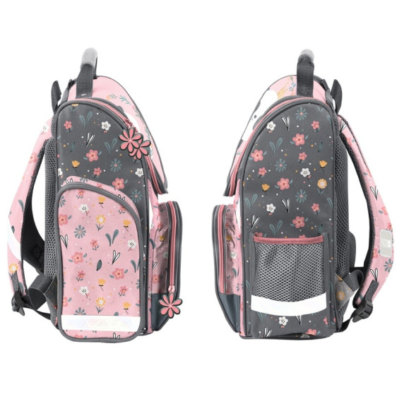 Merevfalú ergonomikus iskolatáska 36x28x15 cm PASO Panda +