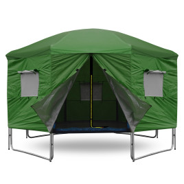 Aga Stan za trampolin 366 cm (12 ft) Temno zelena - 