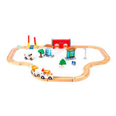 Șine de tren di lemn - Aga4Kids DS5647 - 