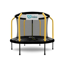 INLEA ULTIMATE Jump Trampolin 150 cm s unutarnjom zaštitnom mrežom – crna - 