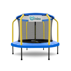 INLEA ULTIMATE Jump Trampolin 150 cm s unutarnjom zaštitnom mrežom – plava - 