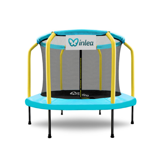 INLEA ULTIMATE Jump Trampolin 150 cm s unutarnjom zaštitnom mrežom – svijetlo plava