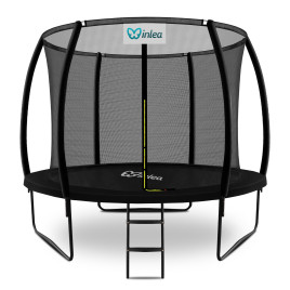 INLEA ULTIMATE Jump Trambulin belső védőhálóval 305 cm  - fekete - 