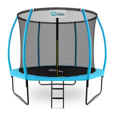 INLEA ULTIMATE Jump Trambulin belső védőhálóval 305 cm - világoskék - 