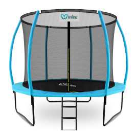 INLEA ULTIMATE Jump Trampolína 305 cm s vnútornou ochrannou sieťou - svetlomodrá - 