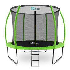 INLEA ULTIMATE Jump Trambulin belső védőhálóval 305 cm - világoszöld - 
