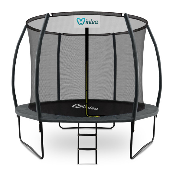 INLEA ULTIMATE Jump Trampolin 305 cm z notranjo zaščitno mrežo – siva