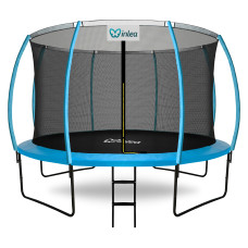 INLEA ULTIMATE Jump Trambulin belső védőhálóval 366 cm - világoskék - 