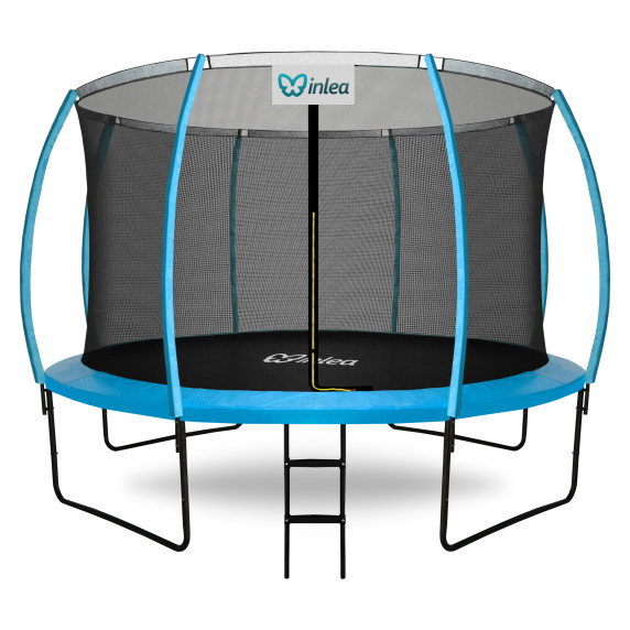INLEA ULTIMATE Jump Trambulin belső védőhálóval 366 cm - világoskék