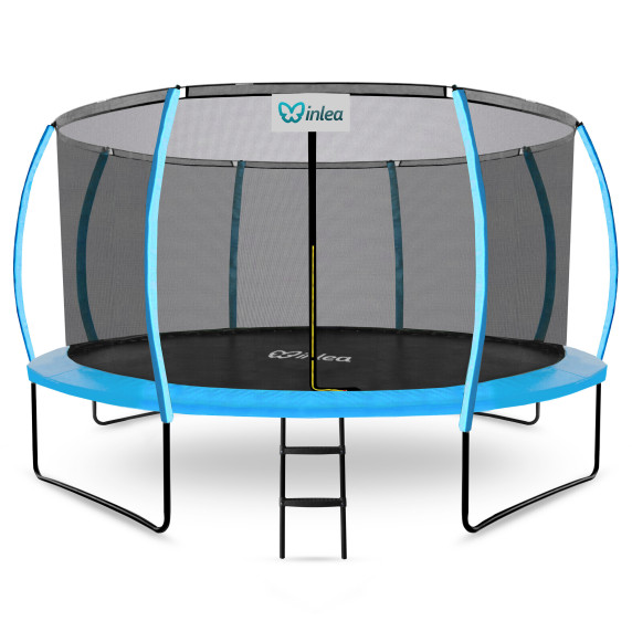 INLEA ULTIMATE Jump Trampolína 430 cm s vnútornou ochrannou sieťou - svetlomodrá