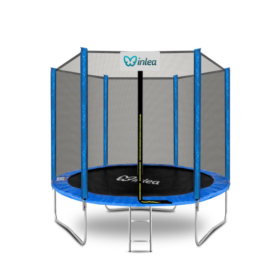 INLEA PREMIUM Jump Trampolin 250 cm z zunanjo zaščitno mrežo – modra
