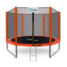 INLEA PREMIUM Jump Trambulin külső védőhálóval 305 cm - narancssárga - 