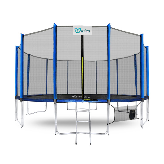 INLEA PREMIUM Jump Trampolin 500 cm s vanjskom zaštitnom mrežom - plava