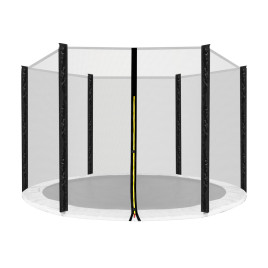 INLEA Külső védőháló 305 cm átmérőjű trambulinhoz 6 rudas - Fekete - 