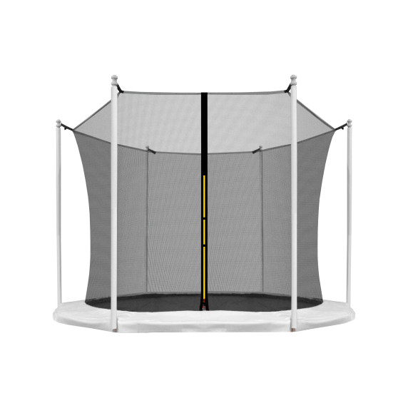INLEA Notranja zaščitna mreža za trampolin, skupni premer 180 cm, za 6 stebrov – črna