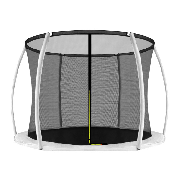 INLEA notranja varnostna mreža za trampolin ULTIMATE Jump, skupni premer 250 cm, za 6 stebrov – črna