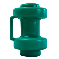 INLEA Klobúčik UNIVERSAL în trambulină s vnútornou ochrannou šetiou VERDE ÎNCHIS (8 buc) - 